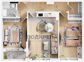 2 ložnice Trakija, Plovdiv