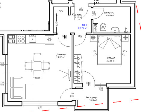 For Sale  1 bedroom Varna , Vazrazhdane 3 , 60 sq.m | 37307642 - image [8]